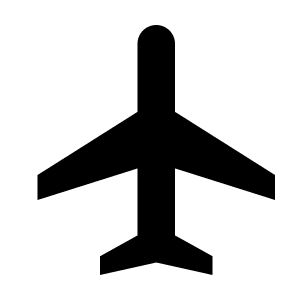 Plane Line Icon from Remix Line Set