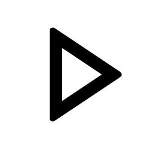 Play Line Icon from Remix Line Set