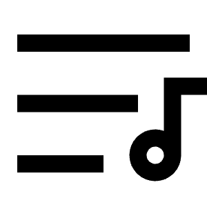 Play List Line Icon from Remix Line Set