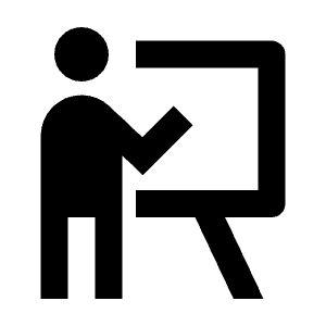 Presentation Fill Icon from Remix Fill Set