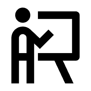 Presentation Line Icon from Remix Line Set