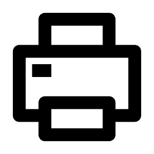 Printer Line Icon from Remix Line Set