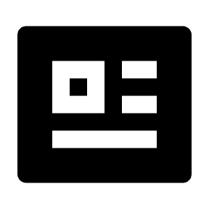 Profile Fill Icon from Remix Fill Set