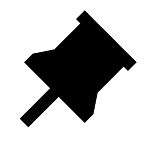 Pushpin Fill Icon from Remix Fill Set