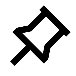 Pushpin Line Icon from Remix Line Set