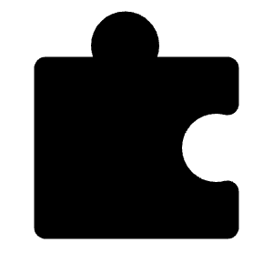 Puzzle 2 Fill Icon from Remix Fill Set