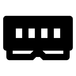 Ram 2 Fill Icon from Remix Fill Set