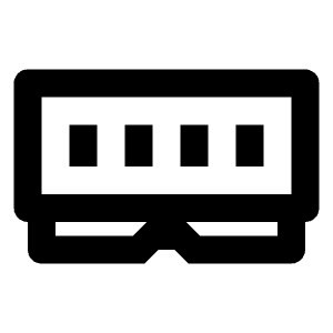 Ram 2 Line Icon from Remix Line Set