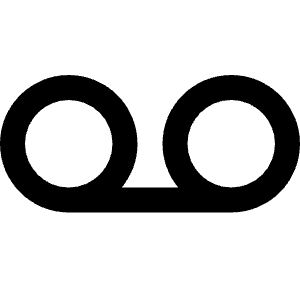 Record Mail Line Icon from Remix Line Set
