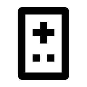 Remote Control 2 Line Icon from Remix Line Set