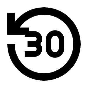 Replay 30 Line Icon from Remix Line Set