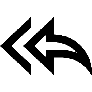 Reply All Line Icon from Remix Line Set