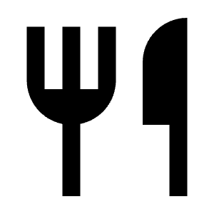 Restaurant Fill Icon from Remix Fill Set