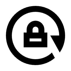Rotate Lock Line Icon from Remix Line Set