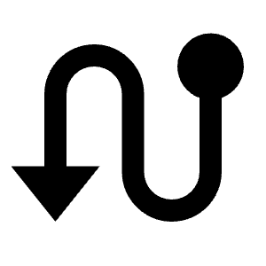 Route Fill Icon from Remix Fill Set
