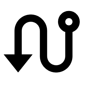 Route Line Icon from Remix Line Set
