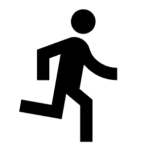Run Line Icon from Remix Line Set