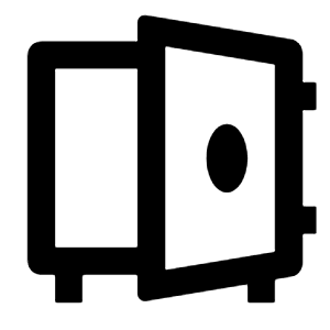 Safe 2 Line Icon from Remix Line Set
