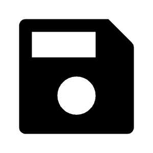 Save 2 Fill Icon from Remix Fill Set