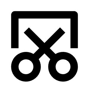 Screenshot Line Icon from Remix Line Set
