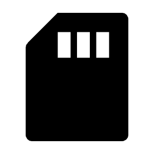 Sd Card Fill Icon from Remix Fill Set