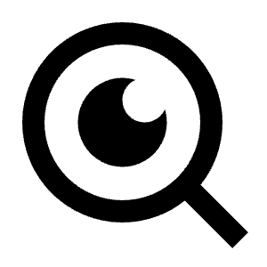 Search Eye Line Icon from Remix Line Set