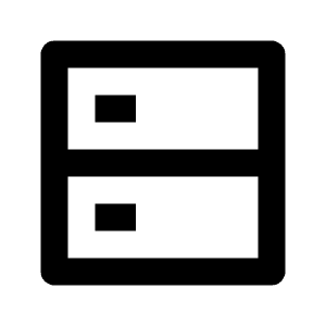 Server Line Icon from Remix Line Set