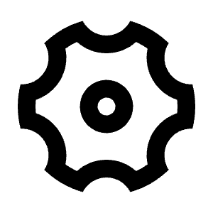 Settings 4 Line Icon from Remix Line Set
