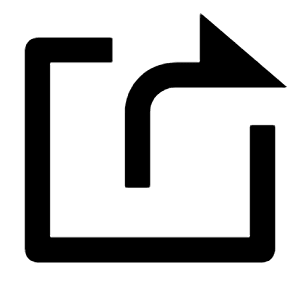 Share Forward Box Fill Icon from Remix Fill Set