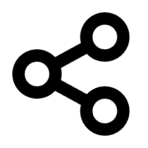 Share Line Icon from Remix Line Set