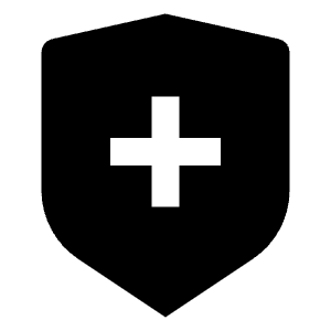 Shield Cross Fill Icon from Remix Fill Set