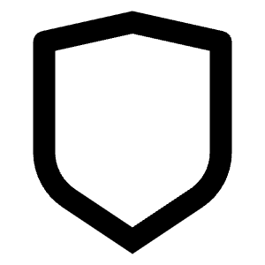 Shield Line Icon from Remix Line Set