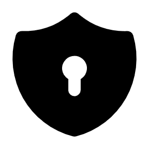 Shield Lock Icon from Tabler Filled Set