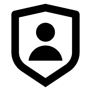 Shield User Line Icon from Remix Line Set