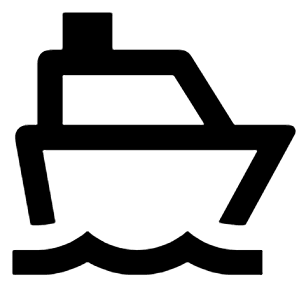Ship 2 Line Icon from Remix Line Set