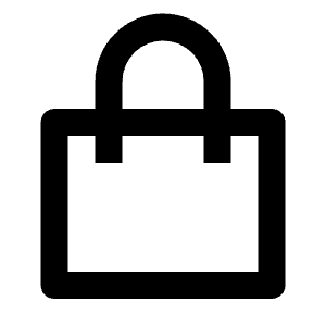 Shopping Bag Line Icon from Remix Line Set