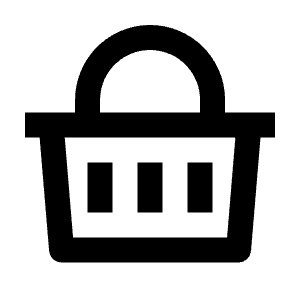 Shopping Basket Line Icon from Remix Line Set