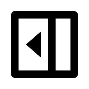 Sidebar Fold Line Icon from Remix Line Set