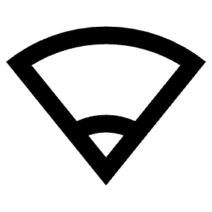 Signal Wifi 1 Line Icon from Remix Line Set