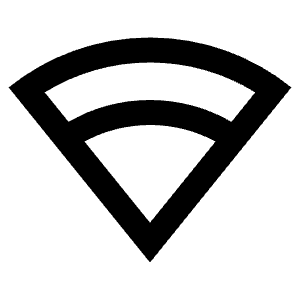 Signal Wifi 3 Line Icon from Remix Line Set