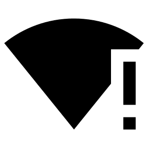 Signal Wifi Error Fill Icon from Remix Fill Set