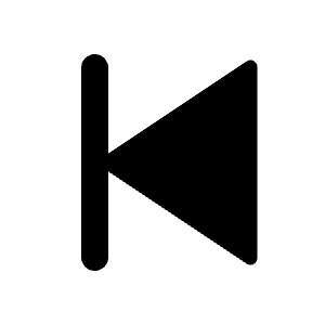Skip Back Fill Icon from Remix Fill Set