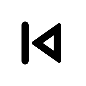 Skip Back Mini Line Icon from Remix Line Set