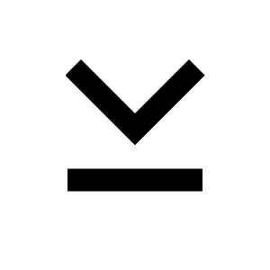 Skip Down Line Icon from Remix Line Set