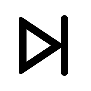 Skip Forward Line Icon from Remix Line Set