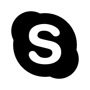 Skype Fill Icon from Remix Fill Set