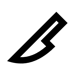 Slice Line Icon from Remix Line Set