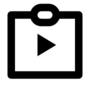 Slideshow 4 Line Icon from Remix Line Set