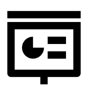 Slideshow Line Icon from Remix Line Set