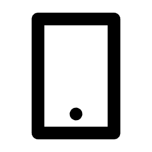 Smartphone Line Icon from Remix Line Set